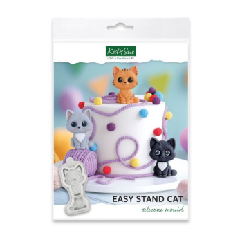 Silicone Mould - Easy Stand Cat